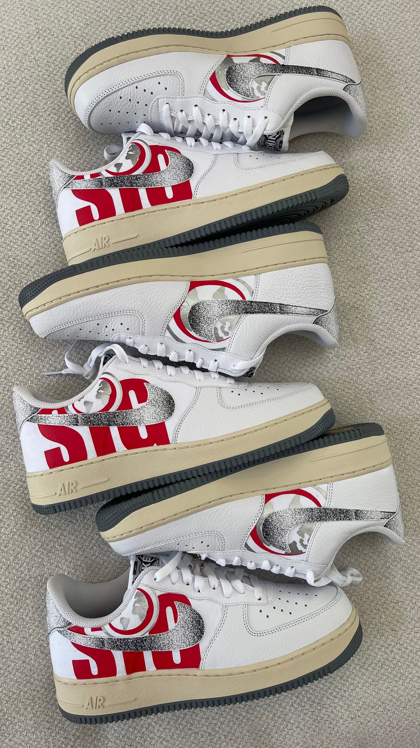 Custom Jersey Air Force 1- (Deposit Only)