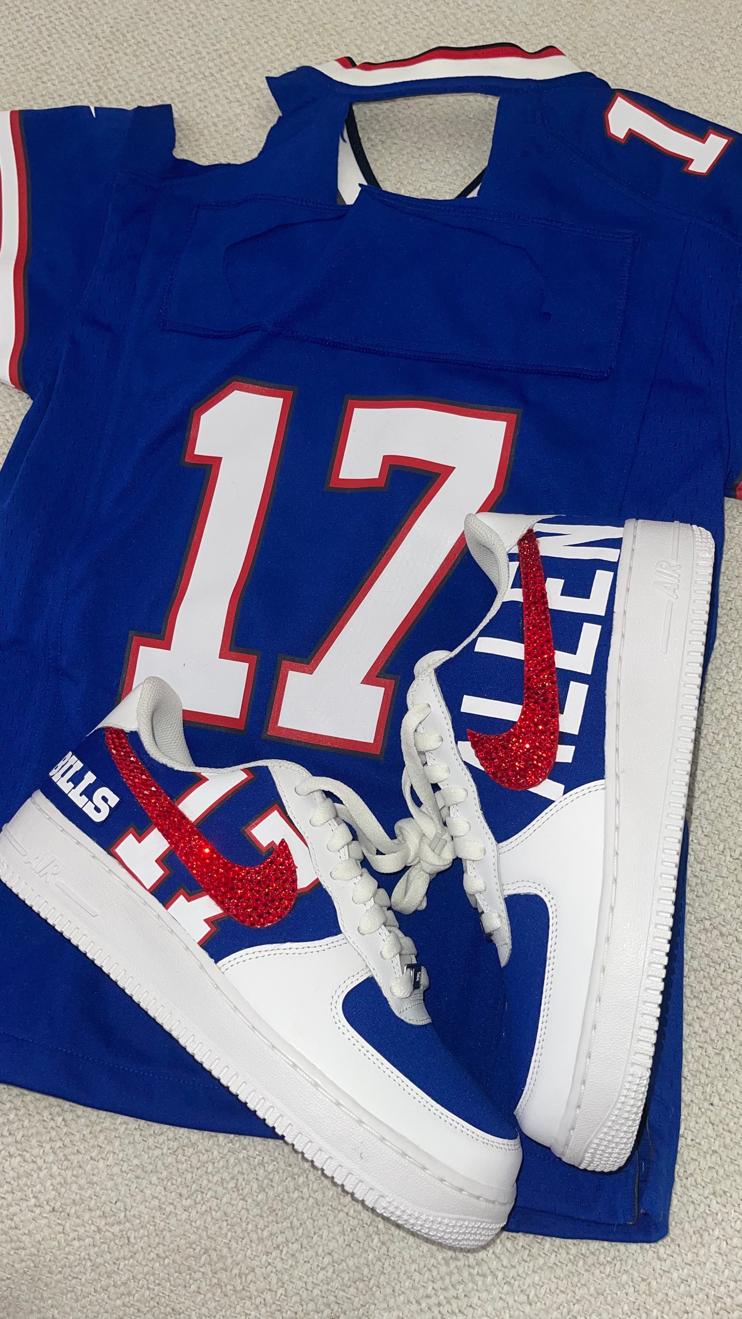 Custom Jersey Air Force 1- (Deposit Only)