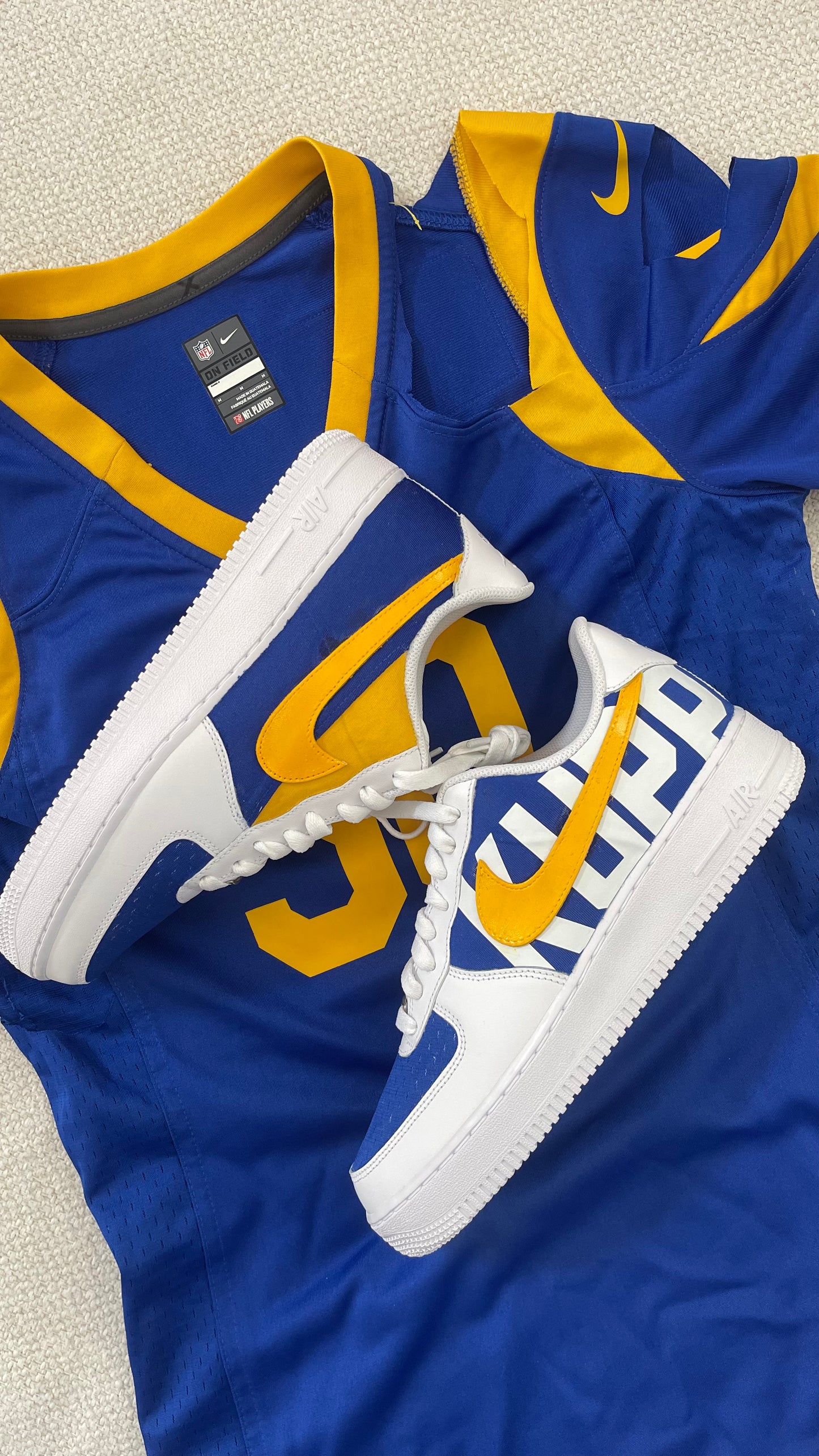Custom Jersey Air Force 1- (Deposit Only)