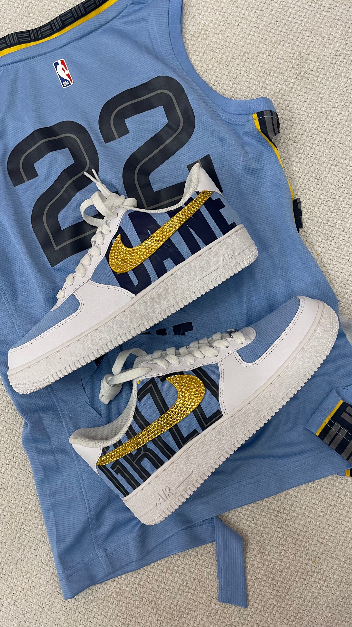 Custom Jersey Air Force 1- (Deposit Only)