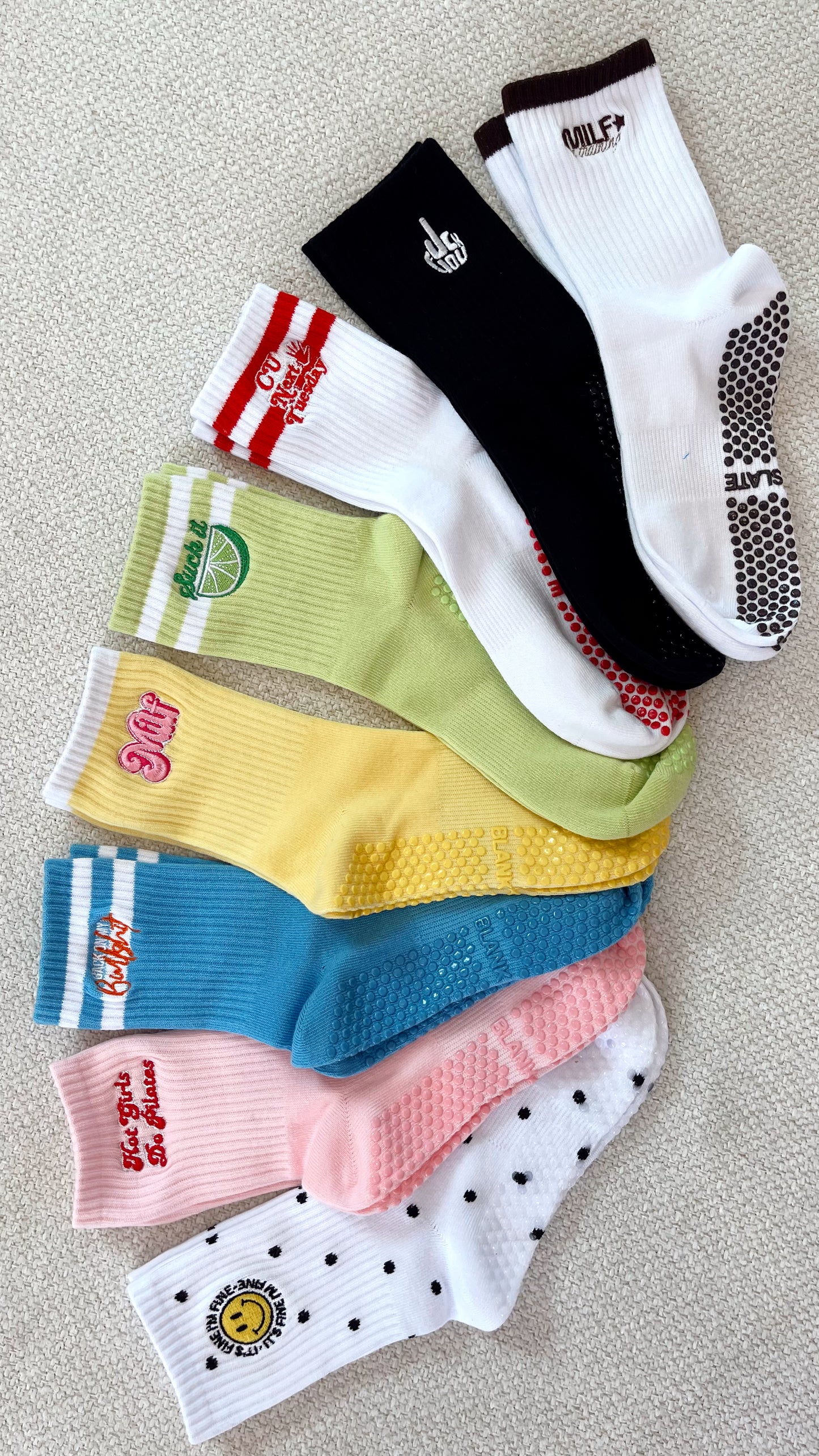 'Get a Grip' Pilates Socks
