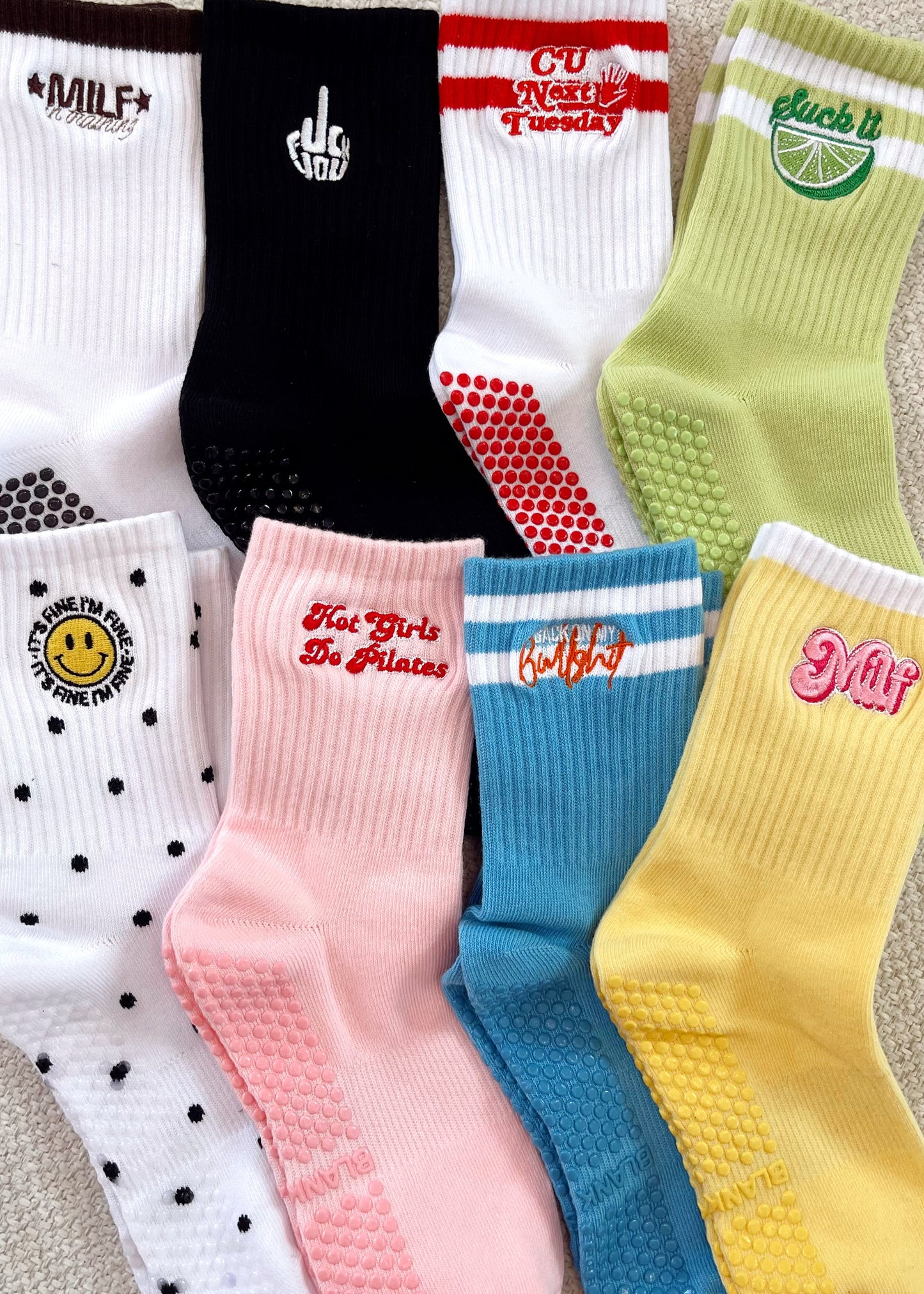'Get a Grip' Pilates Socks
