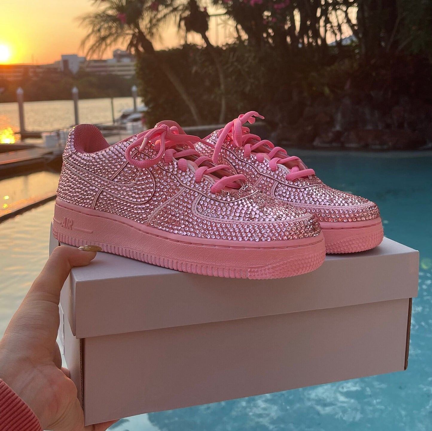 Unisex FULL Bedazzle Air Force 1