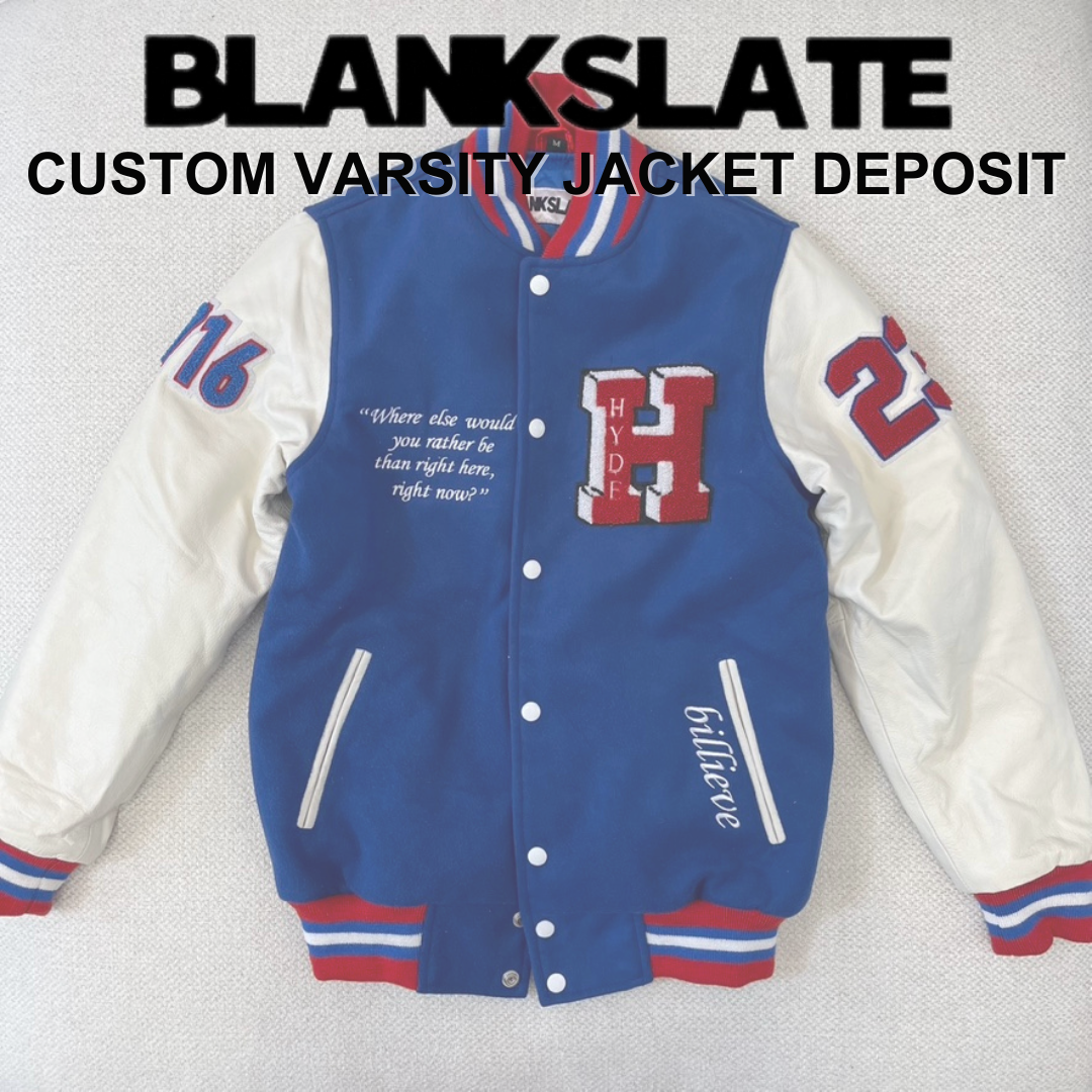 Custom Order: Crop Bomber/Varsity Jackets (deposit only)