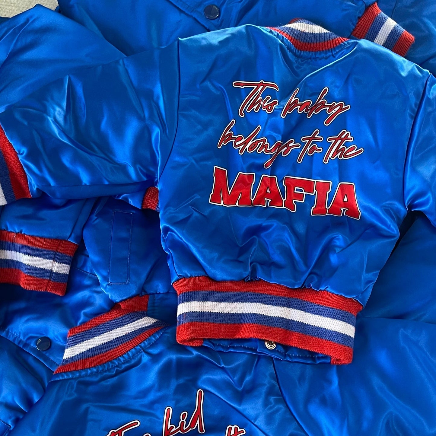 MAFIA BABY Satin Jacket