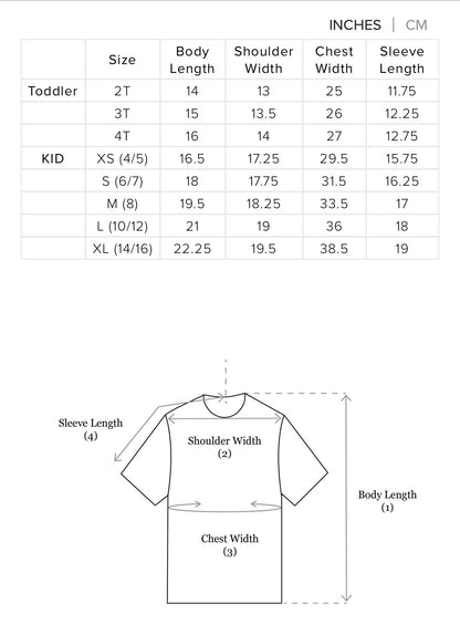 "To Infinity" Tapestry Tee Pre-Order (YOUTH)